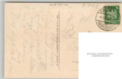 AK / Ansichtskarte Oberloessnitz Grundschaenke Oberloessnitz