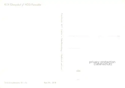 AK / Ansichtskarte Oberpoebel HOG Putzmuehle Oberpoebel