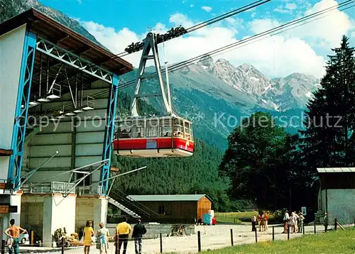 AK / Ansichtskarte Oberstdorf Fellhornbahn mit Trettachspitze Maedelegabel Hochfrottspitze und Bockkarkopf Oberstdorf