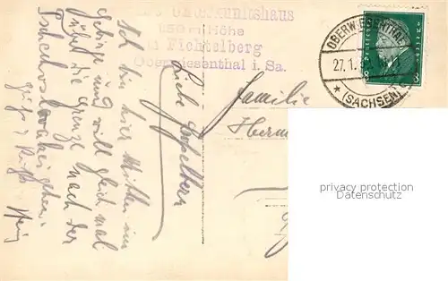 AK / Ansichtskarte Oberwiesenthal_Erzgebirge  Oberwiesenthal Erzgebirge