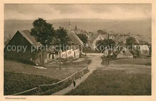 AK / Ansichtskarte Oberwiesenthal_Erzgebirge Ortsansicht Oberwiesenthal Erzgebirge
