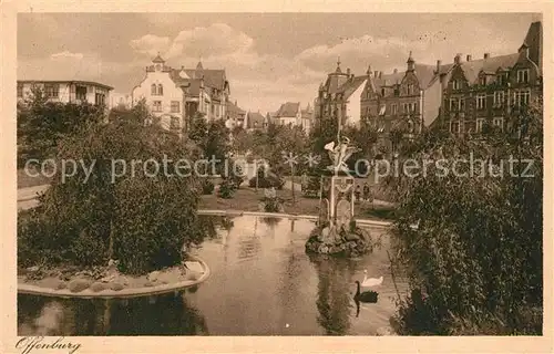 AK / Ansichtskarte Offenburg Volksgarten Offenburg