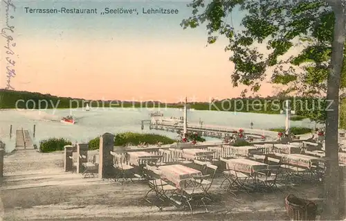 AK / Ansichtskarte Oranienburg Terrassen Restaurant Seeloewe am Lehnitzsee Oranienburg