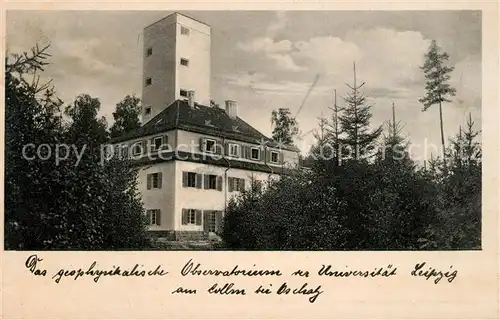 AK / Ansichtskarte Oschatz Geophysikalisches Observatorium Uni Leipzig Oschatz