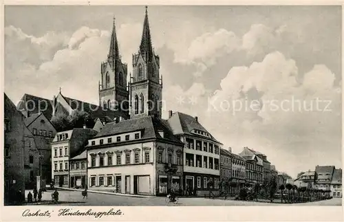 AK / Ansichtskarte Oschatz Hindenburgplatz Oschatz