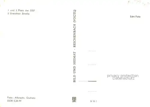 AK / Ansichtskarte Oschatz Platz der DSF Dresdner Strasse Oschatz