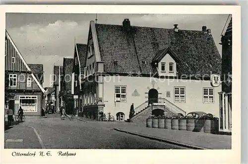AK / Ansichtskarte Otterndorf_Niederelbe Rathaus Otterndorf Niederelbe