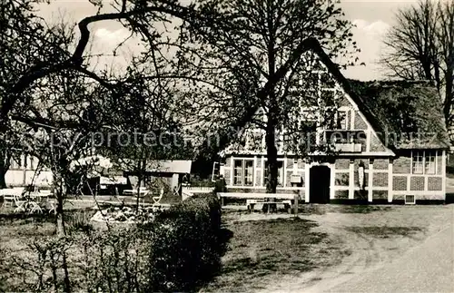 AK / Ansichtskarte Otterndorf_Niederelbe Gaststaette Zur Schleuse Otterndorf Niederelbe