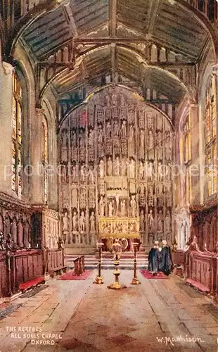 AK / Ansichtskarte Oxford_Oxfordshire The Reredos Oxford Oxfordshire