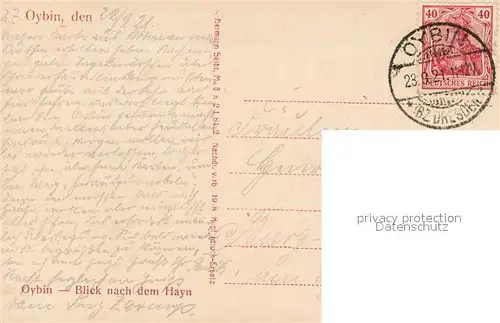 AK / Ansichtskarte Oybin Panorama Oybin