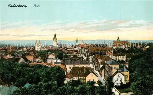 AK / Ansichtskarte Paderborn Stadtpanorama Paderborn