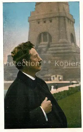 AK / Ansichtskarte Persoenlichkeiten Clemens Thieme Schoepfer des Voelkerschlachtdenkmals 