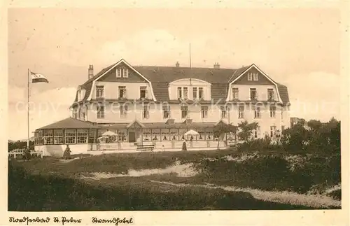 AK / Ansichtskarte Peter Ording_St Strand Hotel Peter Ording_St