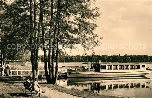AK / Ansichtskarte Pieskow_Bad_Saarow Anlegestelle Pieskow_Bad_Saarow