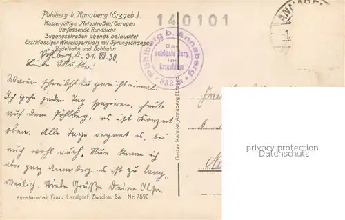 AK / Ansichtskarte Poehlberg  Poehlberg