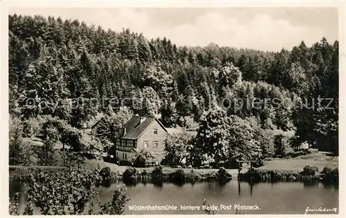 AK / Ansichtskarte Poessneck Wuestenhofsmuehle  Poessneck