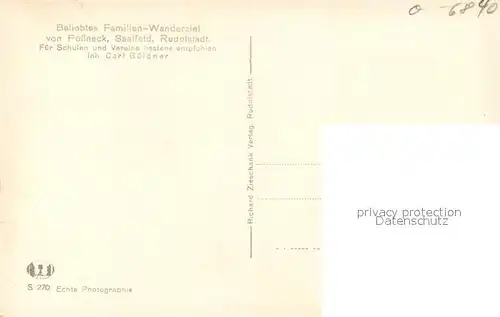 AK / Ansichtskarte Poessneck Wuestenhofsmuehle  Poessneck