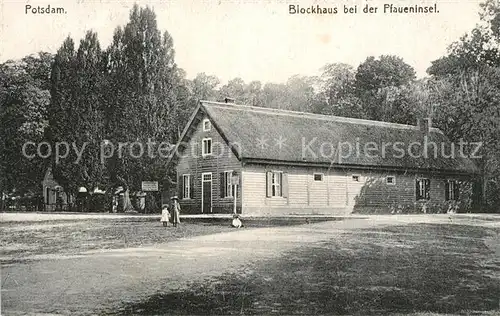 AK / Ansichtskarte Potsdam Blockhaus bei der Pfaueninsel Potsdam