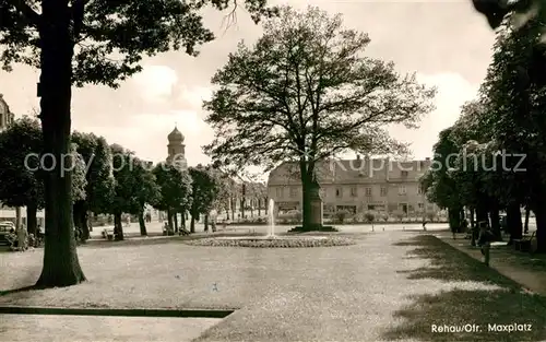 AK / Ansichtskarte Rehau_Oberfranken Maxplatz Rehau Oberfranken