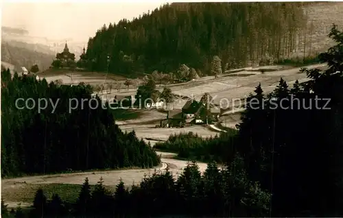 AK / Ansichtskarte Rehefeld Zaunhaus Landschaftspanorama Handabzug Rehefeld Zaunhaus