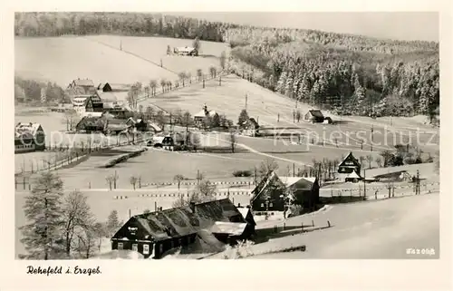 AK / Ansichtskarte Rehefeld Zaunhaus Winterpanorama Rehefeld Zaunhaus