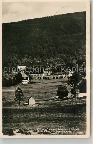 AK / Ansichtskarte Rehefeld Zaunhaus Hotel Grenzbaude Hoehenluftkurort Erzgebirge Rehefeld Zaunhaus