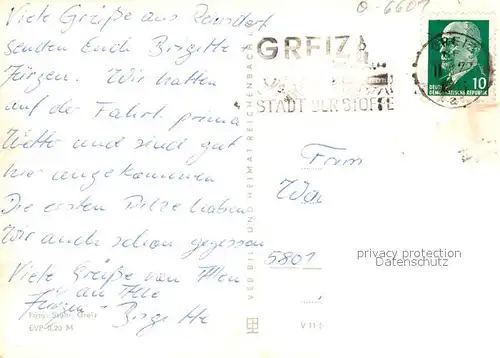 AK / Ansichtskarte Reinsdorf_Greiz Zur Salzmest Konsum Gaststaette Reinsdorf Greiz