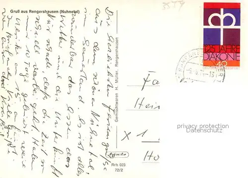 AK / Ansichtskarte Rengershausen_Bad_Mergentheim Panorama Rengershausen_Bad