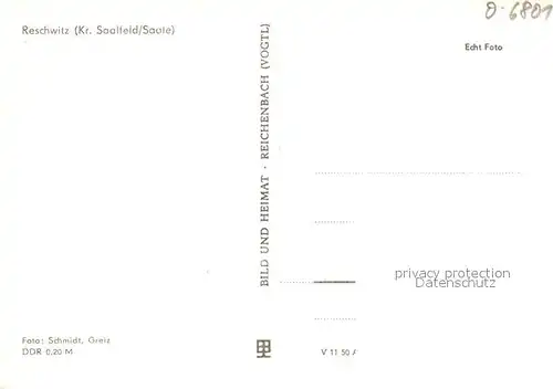 AK / Ansichtskarte Reschwitz Panorama Reschwitz