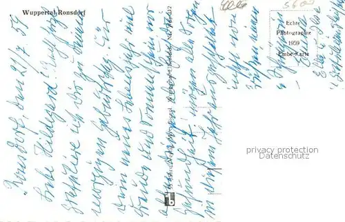 AK / Ansichtskarte Ronsdorf Panorama Ronsdorf