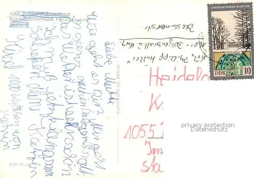 AK / Ansichtskarte Rosenbeck_Eichhorst Betriebsferienheim Hauptpostamt Berlin Rosenbeck_Eichhorst