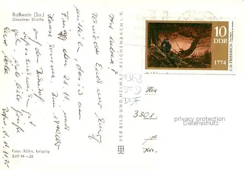 AK / Ansichtskarte Rosswein Dresdner Strasse Rosswein