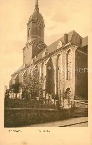 AK / Ansichtskarte Rosswein Kirche Rosswein