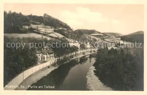 AK / Ansichtskarte Rosswein Talbad Rosswein