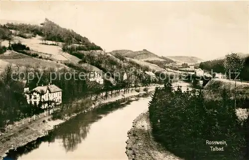 AK / Ansichtskarte Rosswein Talbad Rosswein
