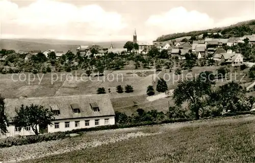 AK / Ansichtskarte Rothenberg_Odenwald Panorama mit Jugendfreizeitheim der Stadt Mannheim Rothenberg Odenwald