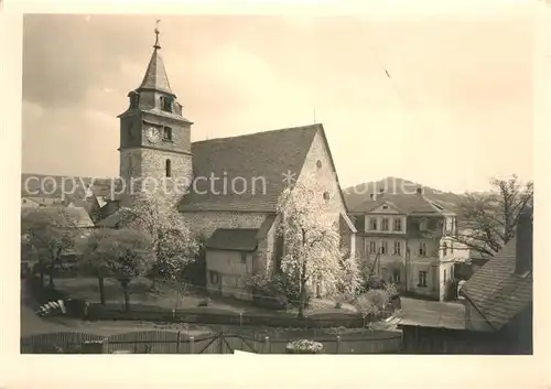 AK / Ansichtskarte Saalburg_Saale Kirche Saalburg_Saale