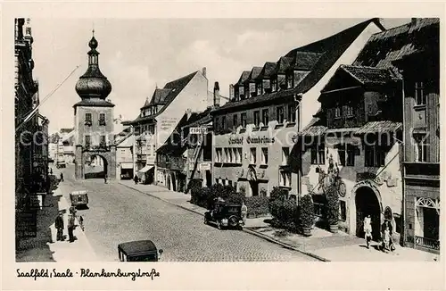 AK / Ansichtskarte Saalfeld_Saale Blankenburgstrasse Saalfeld_Saale