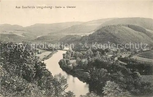 AK / Ansichtskarte Saalfeld_Saale Saaletal Gissratal Saalfeld_Saale
