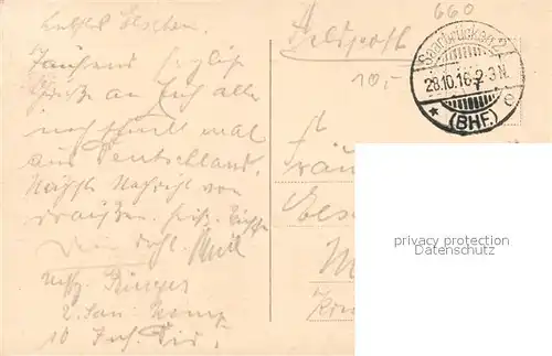 AK / Ansichtskarte Saarbruecken Panorama Feldpost Saarbruecken