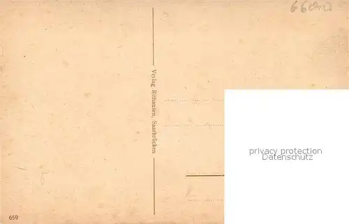 AK / Ansichtskarte Saarbruecken Bahnhof Saarbruecken