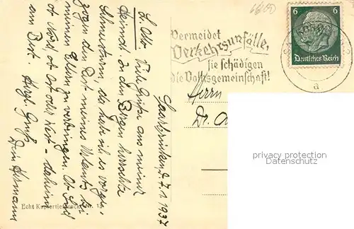 AK / Ansichtskarte Saarbruecken Luisenanlage Kupfertiefdruck Saarbruecken