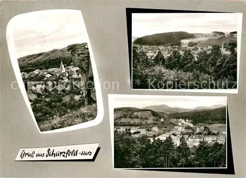 AK / Ansichtskarte Scharzfeld Panoramen Scharzfeld