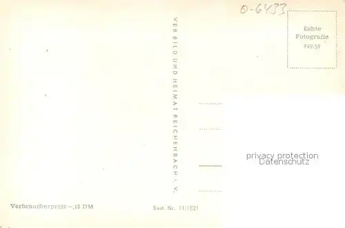 AK / Ansichtskarte Scheibe Alsbach Panorama Limbach Siegmundsburg Scheibe Alsbach