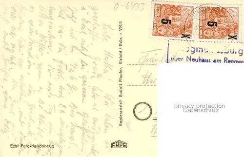 AK / Ansichtskarte Scheibe Alsbach Stausee Scheibe Alsbach