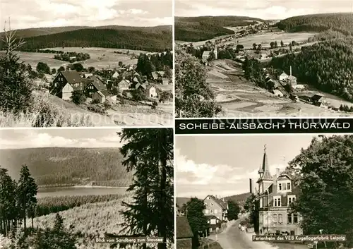 AK / Ansichtskarte Scheibe Alsbach Stausee Ferienheim VEB Kugellagerfabrik Leipzig Panorama Scheibe Alsbach