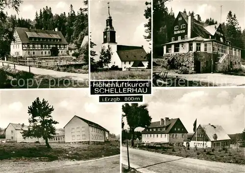 AK / Ansichtskarte Schellerhau Teilansichten Hoehenluftkurort Schellerhau