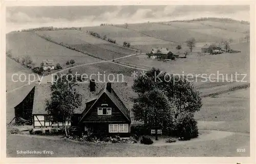 AK / Ansichtskarte Schellerhau Panorama Landhaus Schellerhau