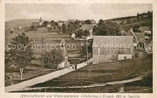 AK / Ansichtskarte Schellerhau Wintersportplatz Schellerhau