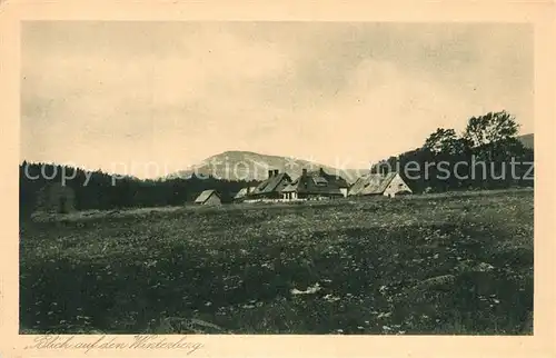 AK / Ansichtskarte Schierke_Harz Landschaftspanorama Blick auf den Winterberg Schierke Harz